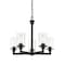 Z-Lite Savannah 5 Light Chandelier, Bronze & Clear 462-5BRZ - alternate 1